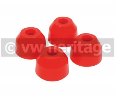 Set di 4 cuffie in uretano per  testine di sterzo 68-