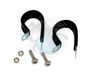 Collare per fissaggio targa su paraurti 6v USA o Buggy 16>25/25>40