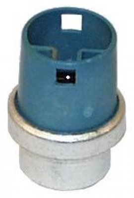 sonda temperatura acqua T3 T25 (blu) da 20mm a 2 alette 6,3 mm 55°/65°