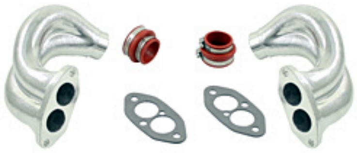 set di 2 pipe di aspirazone dx e sx per motori 1300-1600cc con necessario per il montaggio