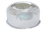 coprimozzo cromato da 83mm per cerchi a 4 fori Triangular e Modular