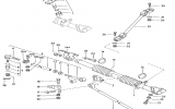 Silent block interno del braccio di sterzo dx e sx 1303 08/74>