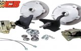 kit freni a disco anteriore 5x205 -7/65 con fuselli ribassati -6cm CB Perf.