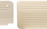 set di 4 pannelli porta TMI off white per cabriolet 67-72 (con tasca laterale)