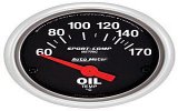 Strumento temp. olio Autometer SPORT COMP diam 52mm 60-170 gradi C