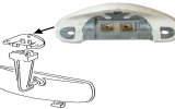 supporto plafoniera interna cabrio 08/67>