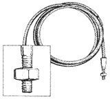 cavo tensionatore posteriore cabriolet 8/67-