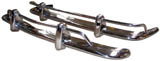 set di 2 paraurto INOX con rostri per karmann USA 56-66