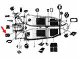 soffietto di connessione tra il naso del cambio e il telaio 61-79