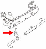 supporto terminale di scarico T2 1300-1600 08/67-07/76