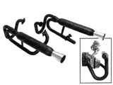 silenziatore BUGGY 2 in 1 CERAMICATO senza riscaldamento specifico per montagio doppi carburatori