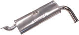 silenziatore singolo T-Bird T2 1600 (flangia piccola a tre viti) CERAMICATO