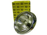 faro anteriore HELLA con cornice cromata a 3 viti ( monta lampadina H4 )