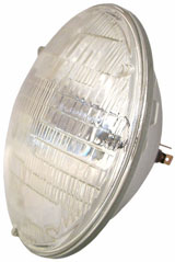 Faro 12v diam. 178 mm a lampada integrata sealed beam no lamp. di pos.