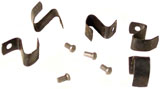 Set di 5 clips a rivetto per montaggio coppa cromata 12/47-7/65