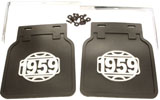 set di 2 paraspruzzi neri 1959