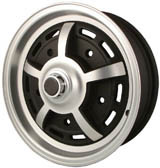 cerchione SPRINT STAR "nero opaco old school " 5x15" 5 x 205 (ET 20)