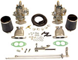 kit completo doppi carburatori monocorpo da 40mm SCAT per doppia aspirazione