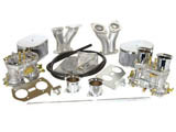 kit doppi carburatori EMPI 44 hpmx completo (con collettori, leveraggi e tromboncini)
