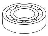  cuscinetto interno ruota posteriore 8/67-7/92 + T3 tutti