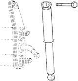 bullone ammortizzatore anteriore -62