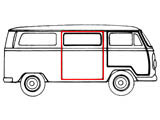 guarnizione portellone scorrevole destro T2 8/67-4/79