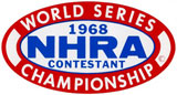 adesivo NHRA WORLD SERIES 68