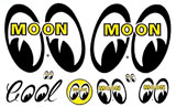 set di 8 adesivi MOON