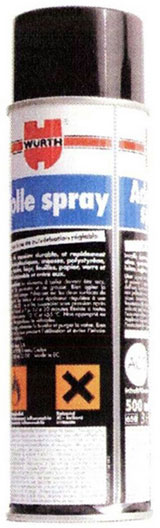 bomboletta di colla spry per moquette e cieli interni (500ml)